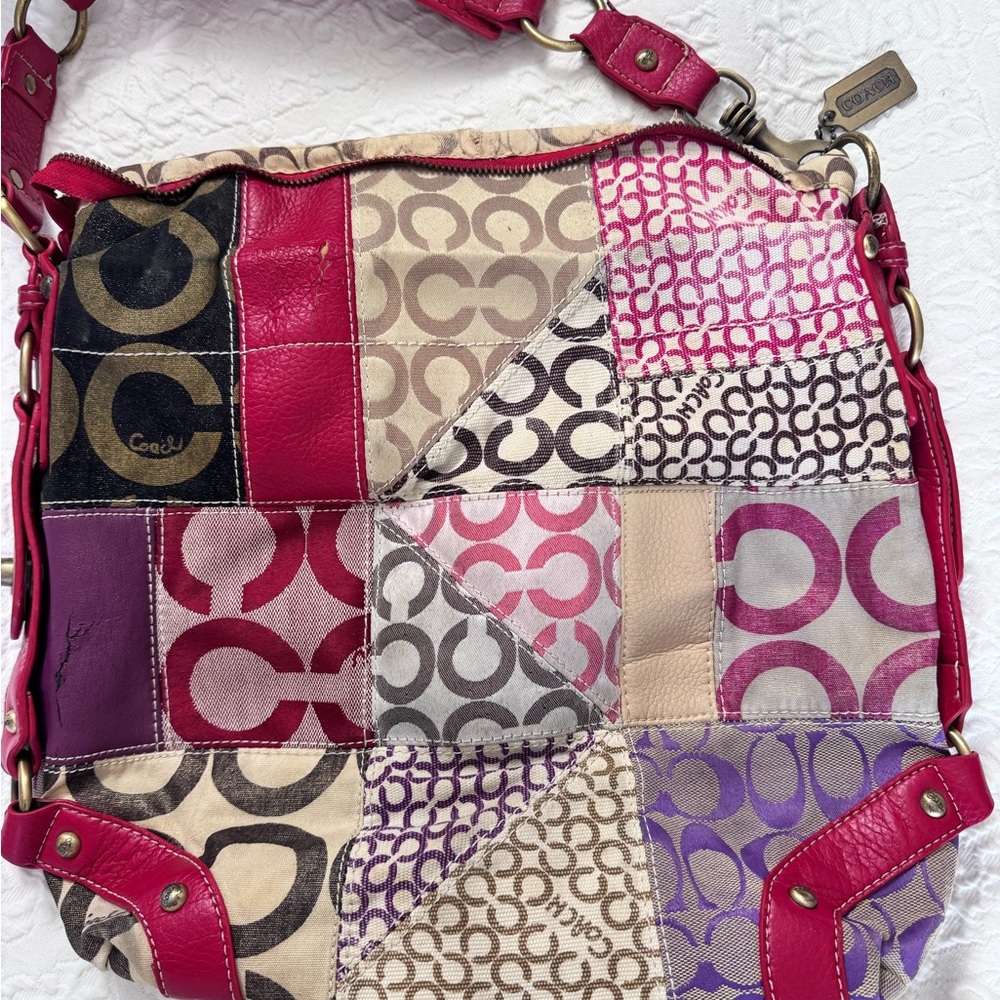 Coach Multicolor Patchwork Shoulder Bag - image 16